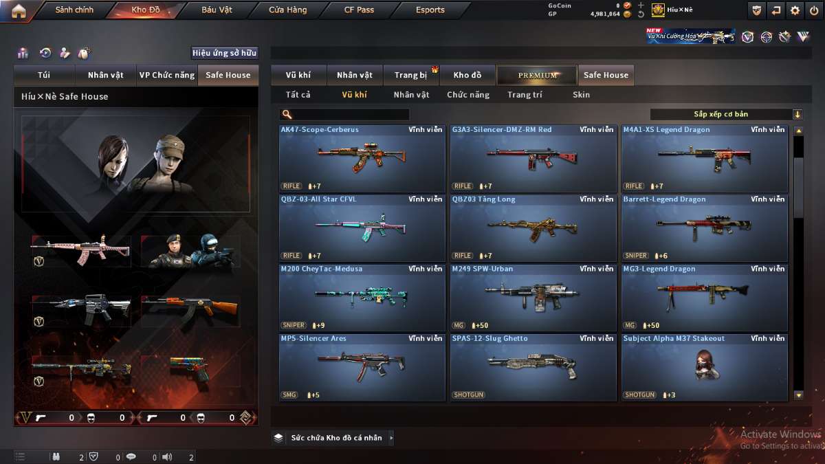 shop acc cf uy tin gia re